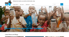 Desktop Screenshot of endwaterpoverty.org